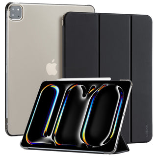 iPad Pro 13 Inch Case (7th Gen, M4, 2024 released)- Trifold Stand, Tranlucent Back