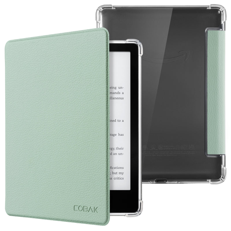 Kindle Paperwhite Case (11th Gen, 2021 released)- Flip Cover, Clear Back