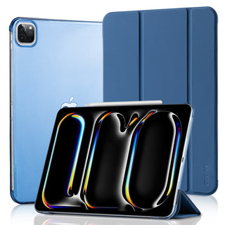 iPad Pro 11 Inch Case (5th Gen, M4, 2024 released)- Trifold Stand, Tranlucent Back