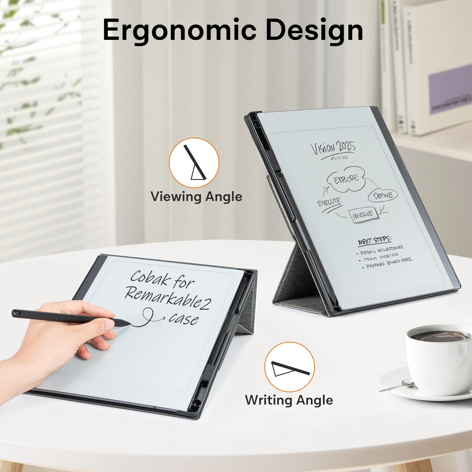 Remarkable 2 Case (2020 released)- Trifold Stand