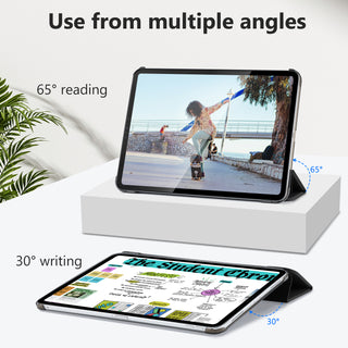 iPad Pro 11 Inch Case (5th Gen, M4, 2024 released)- Trifold Stand, Tranlucent Back