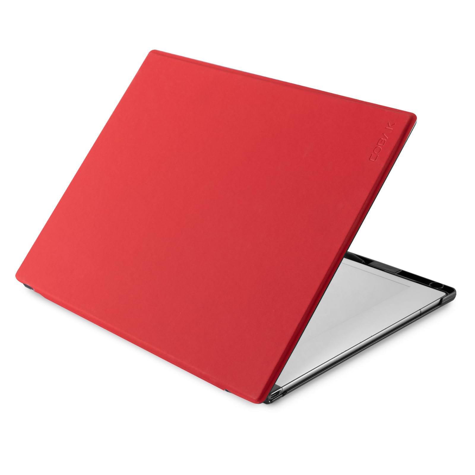 CoBak Case for Remarkable 2 Tablet - Lightweight and Hard Back Shell Protective Book Folio Cover with Built-in Pen Holder - Only for 10.3" 2020 Released (Red)