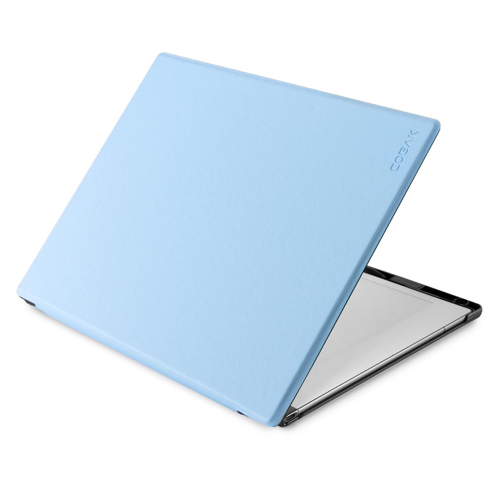 CoBak Case for Remarkable 2 Tablet - Lightweight and Hard Back Shell Protective Book Folio Cover with Built-in Pen Holder - Only for 10.3" 2020 Released (Light Blue)