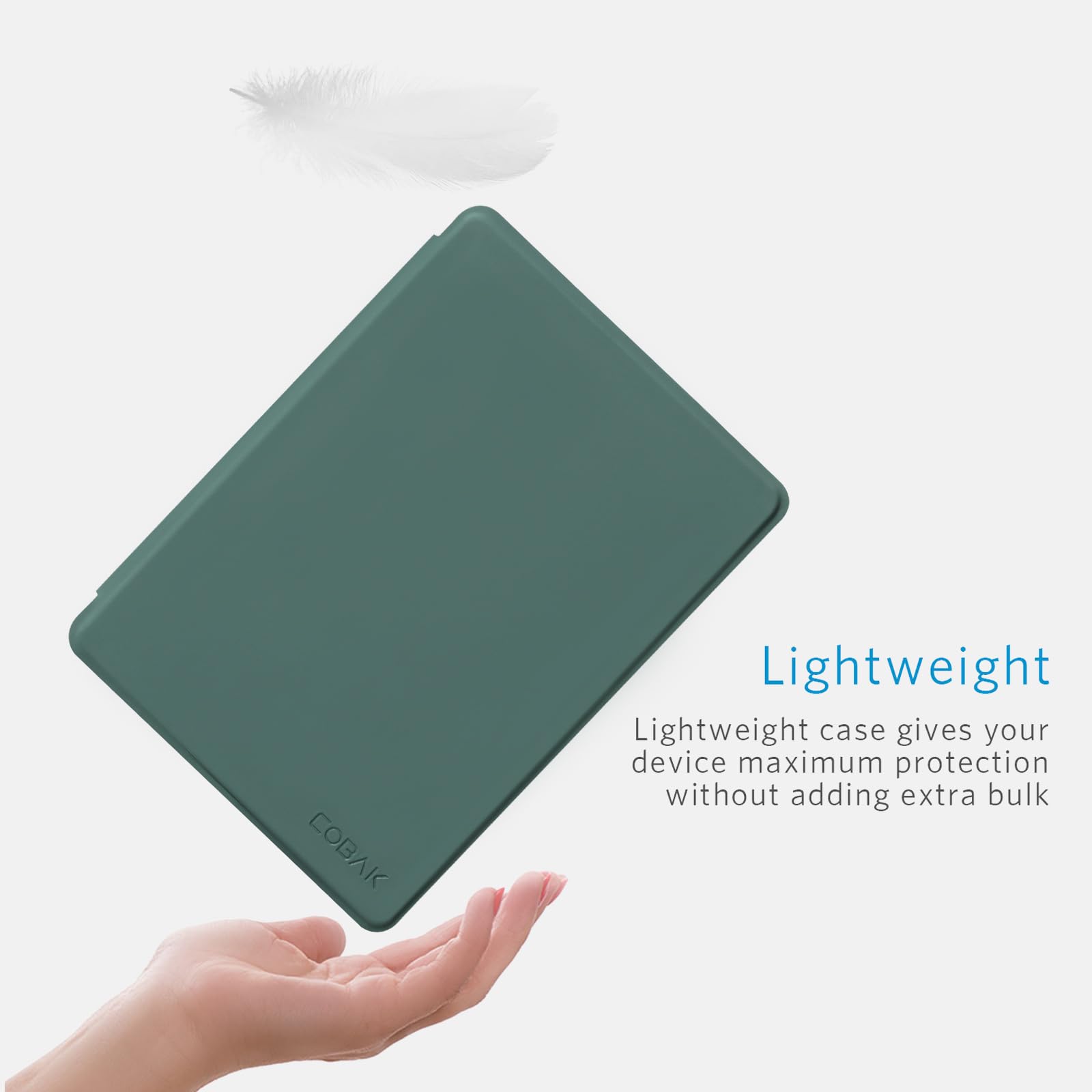CoBak Magnetic Case for 7" Kindle Paperwhite 12th Gen 2024 and Kindle Colorsoft - Compatible with iPhone MagSafe, for Samsung/Belkin/Anker Wireless Charging Pads, Lightweight, Auto Sleep Wake