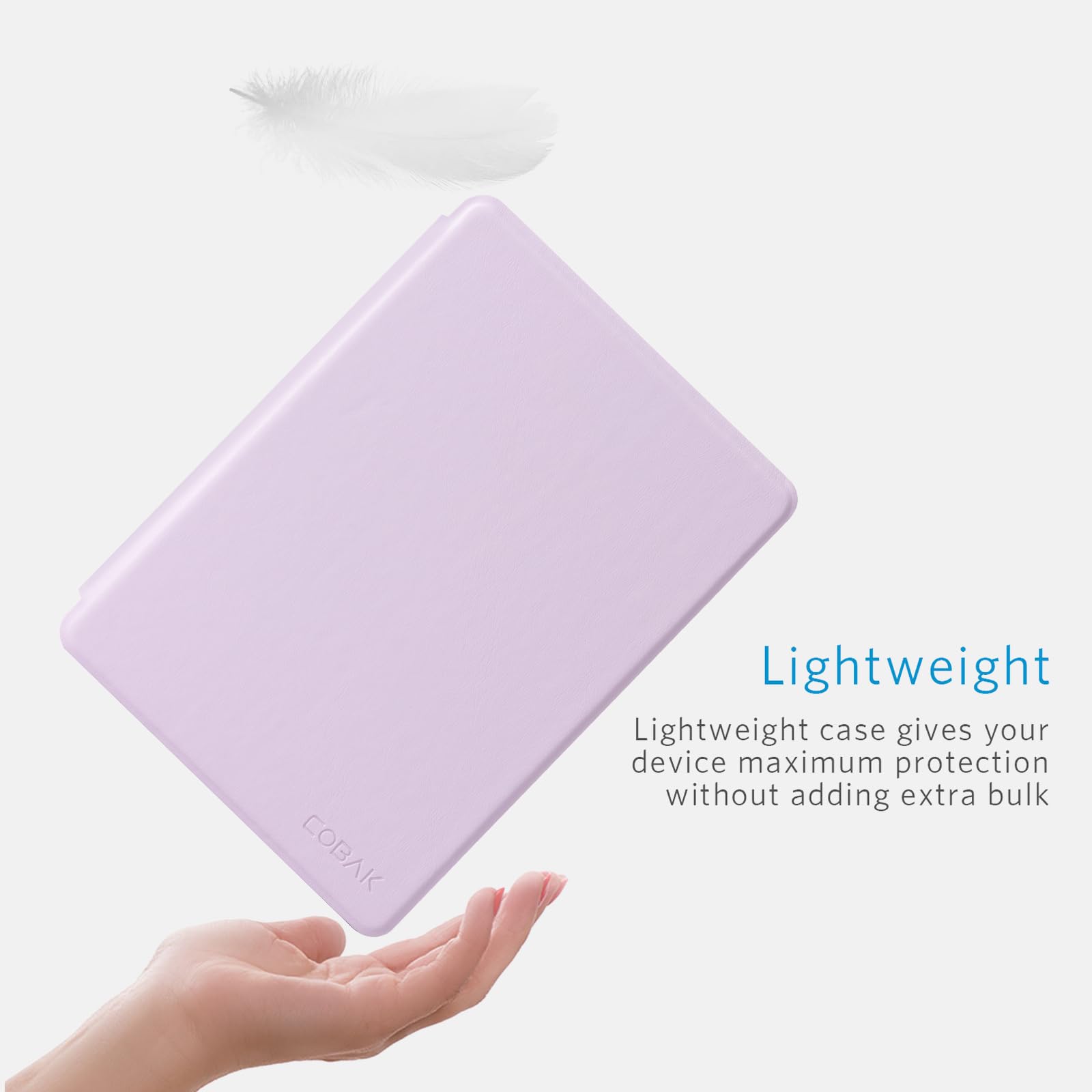 CoBak Magnetic Case for 7" Kindle Paperwhite 12th Gen 2024 and Kindle Colorsoft - Compatible with iPhone MagSafe, for Samsung/Belkin/Anker Wireless Charging Pads, Lightweight, Auto Sleep Wake