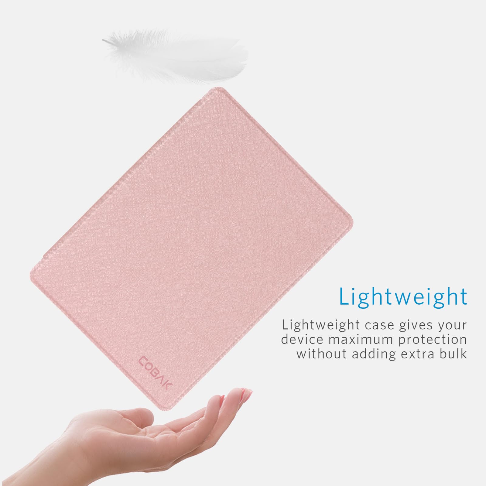 CoBak Magnetic Case for 7" Kindle Paperwhite 12th Gen 2024 and Kindle Colorsoft - Compatible with iPhone MagSafe, for Samsung/Belkin/Anker Wireless Charging Pads, Lightweight, Auto Sleep Wake