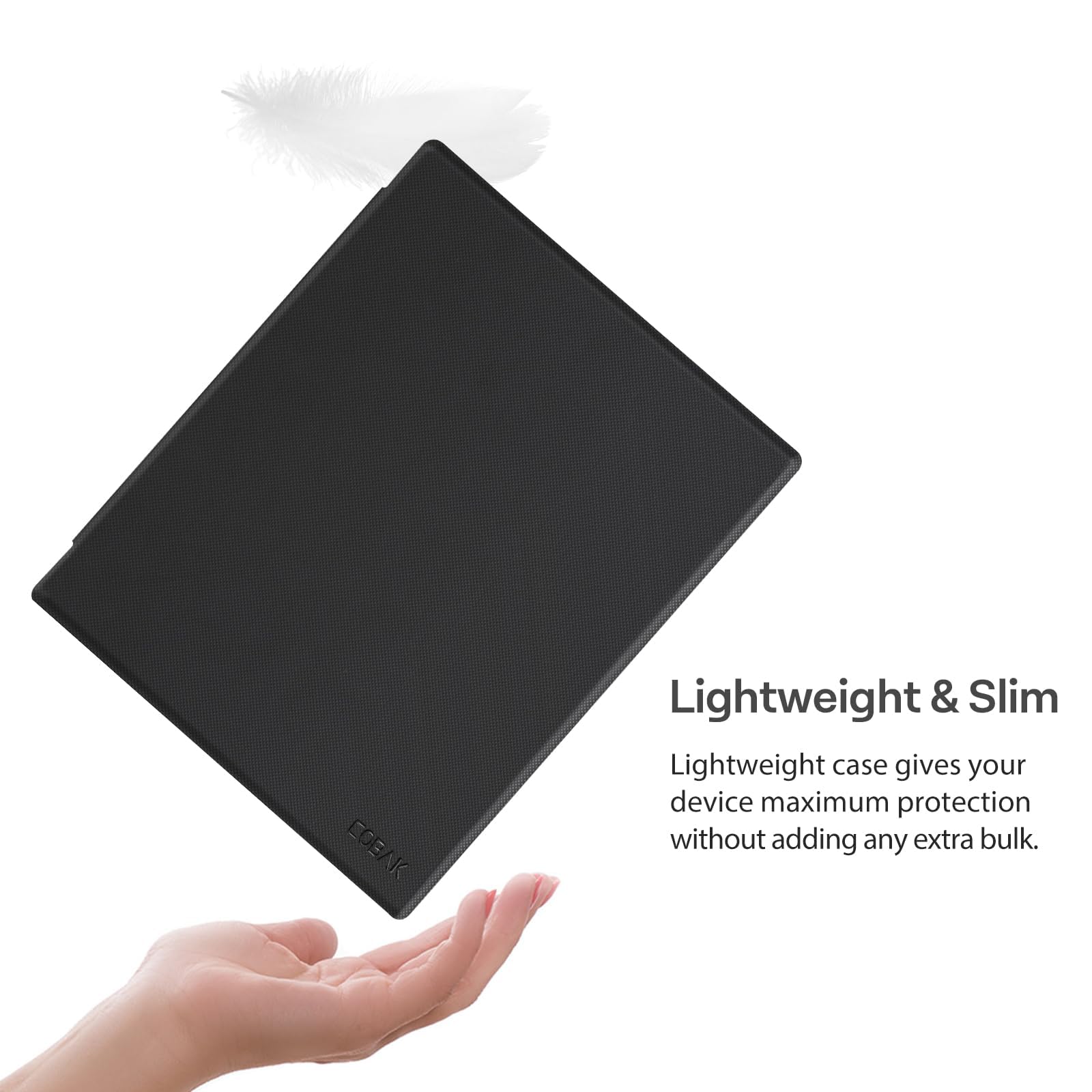 CoBak Case for Remarkable 2 Tablet - Lightweight and Hard Back Shell Protective Book Folio Cover with Built-in Pen Holder - Only for 10.3" 2020 Released (Black Checkered)