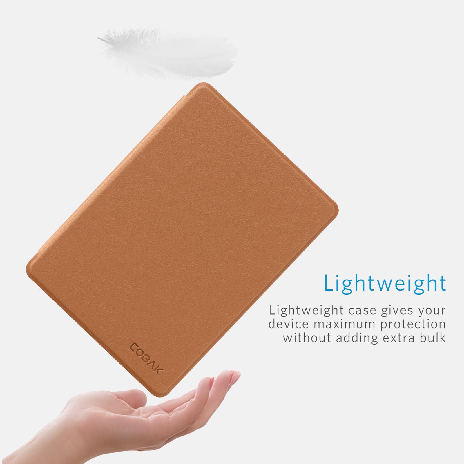CoBak Magnetic Case for 7" Kindle Paperwhite 12th Gen 2024 and Kindle Colorsoft - Compatible with iPhone MagSafe, for Samsung/Belkin/Anker Wireless Charging Pads, Lightweight, Auto Sleep Wake