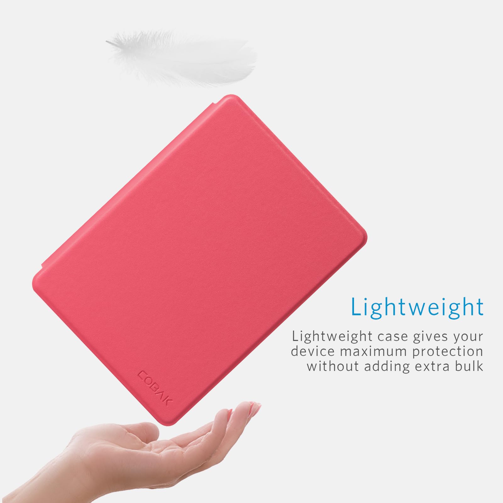 CoBak Magnetic Case for 7" Kindle Paperwhite 12th Gen 2024 and Kindle Colorsoft - Compatible with iPhone MagSafe, for Samsung/Belkin/Anker Wireless Charging Pads, Lightweight, Auto Sleep Wake