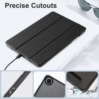 Galaxy Tab A9 Plus 11 Inch Case (2023 released)- Trifold Stand, Tranlucent Back