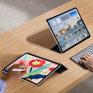 iPad Pro 13 Inch Case (7th Gen, M4, 2024 released)- Trifold Stand, Tranlucent Back