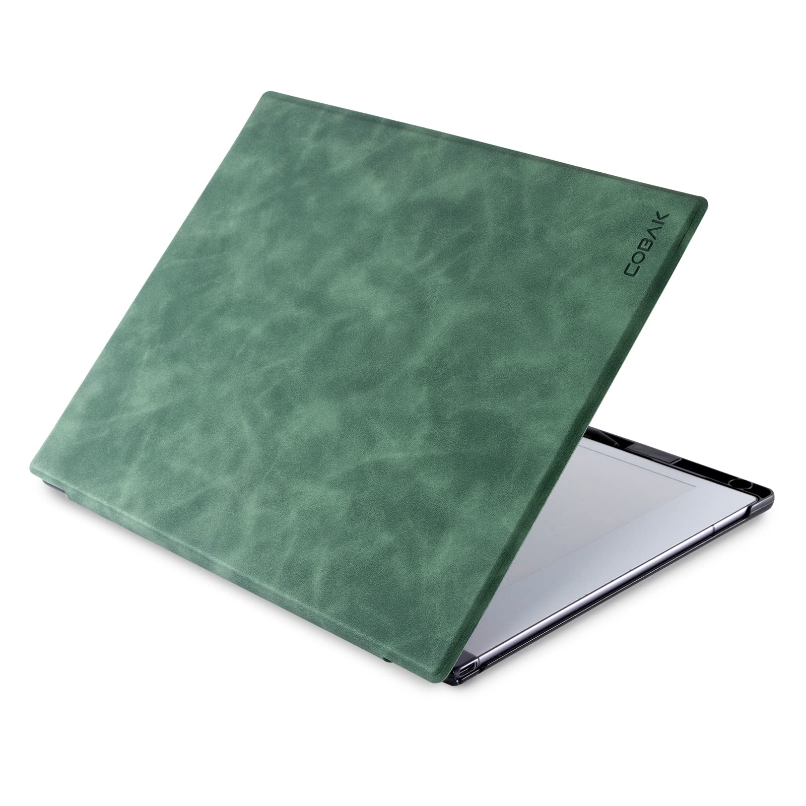 CoBak Case for Remarkable 2 Tablet - Lightweight and Hard Back Shell Protective Book Folio Cover with Built-in Pen Holder - Only for 10.3" 2020 Released (Emerald Green)