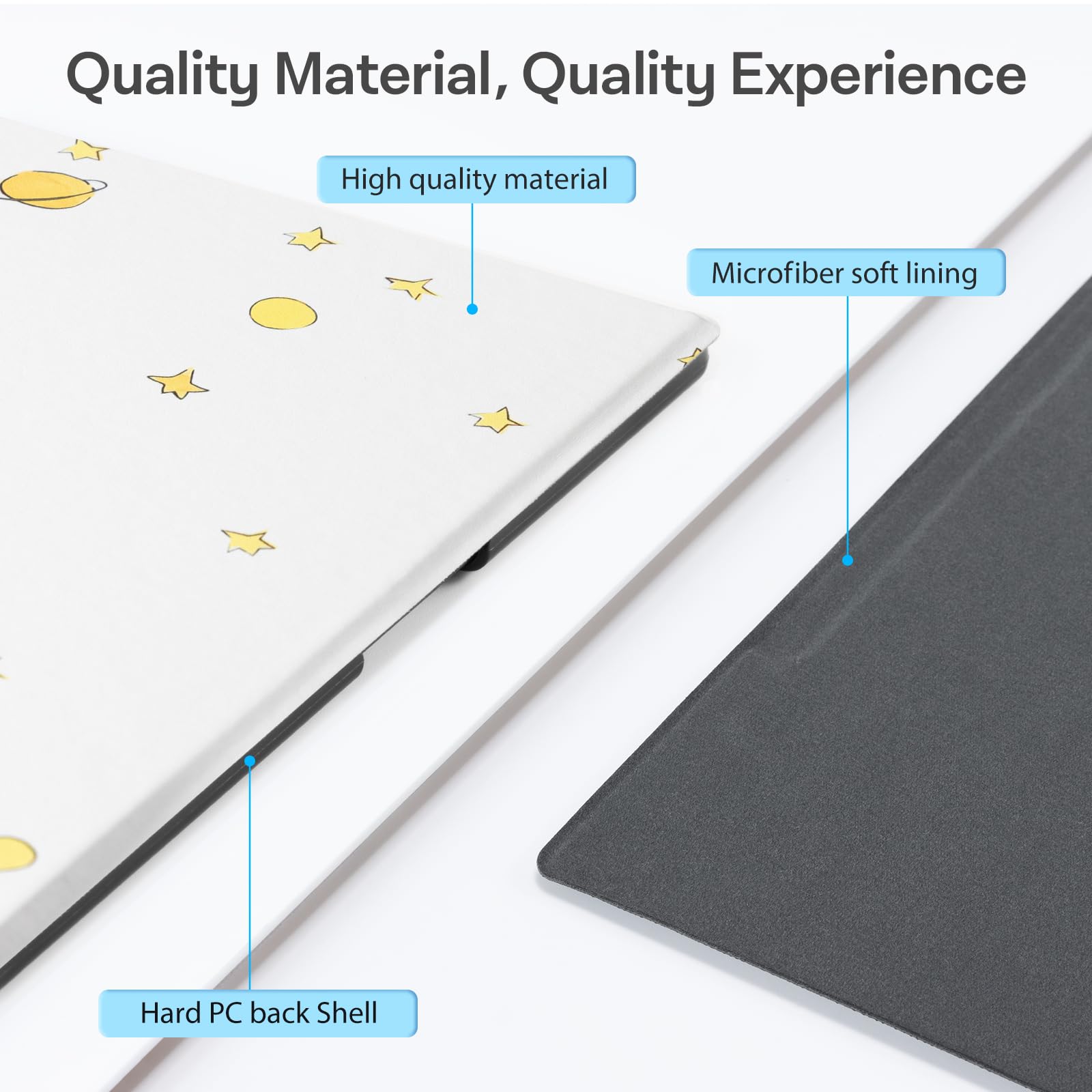 CoBak Case for Remarkable 2 Paper Tablet - Lightweight and Hard Back Shell Protective Book Folio Cover with Built-in Pen Holder - for 10.3" 2020 Released, Star