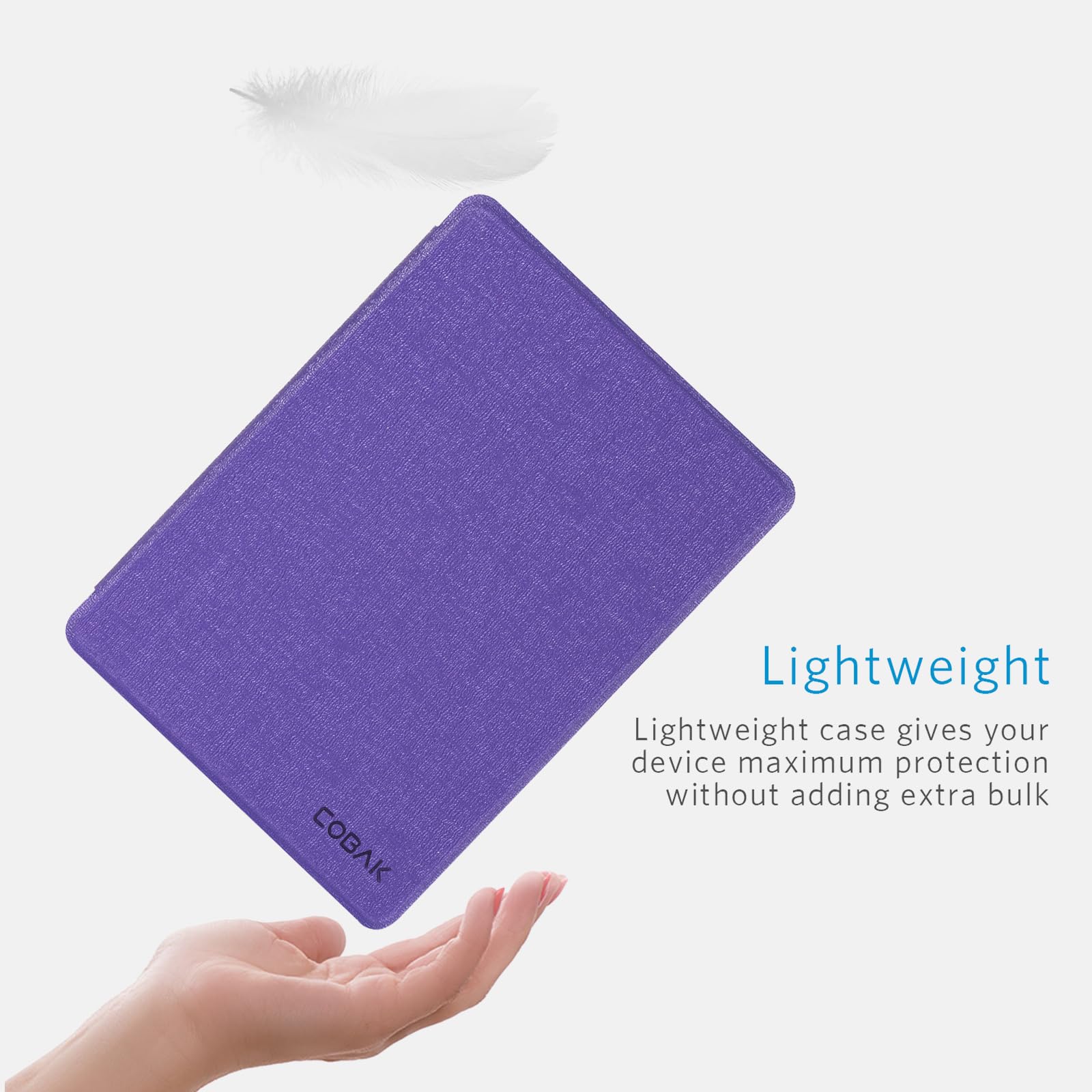CoBak Magnetic Case for 7" Kindle Paperwhite 12th Gen 2024 and Kindle Colorsoft - Compatible with iPhone MagSafe, for Samsung/Belkin/Anker Wireless Charging Pads, Lightweight, Auto Sleep Wake