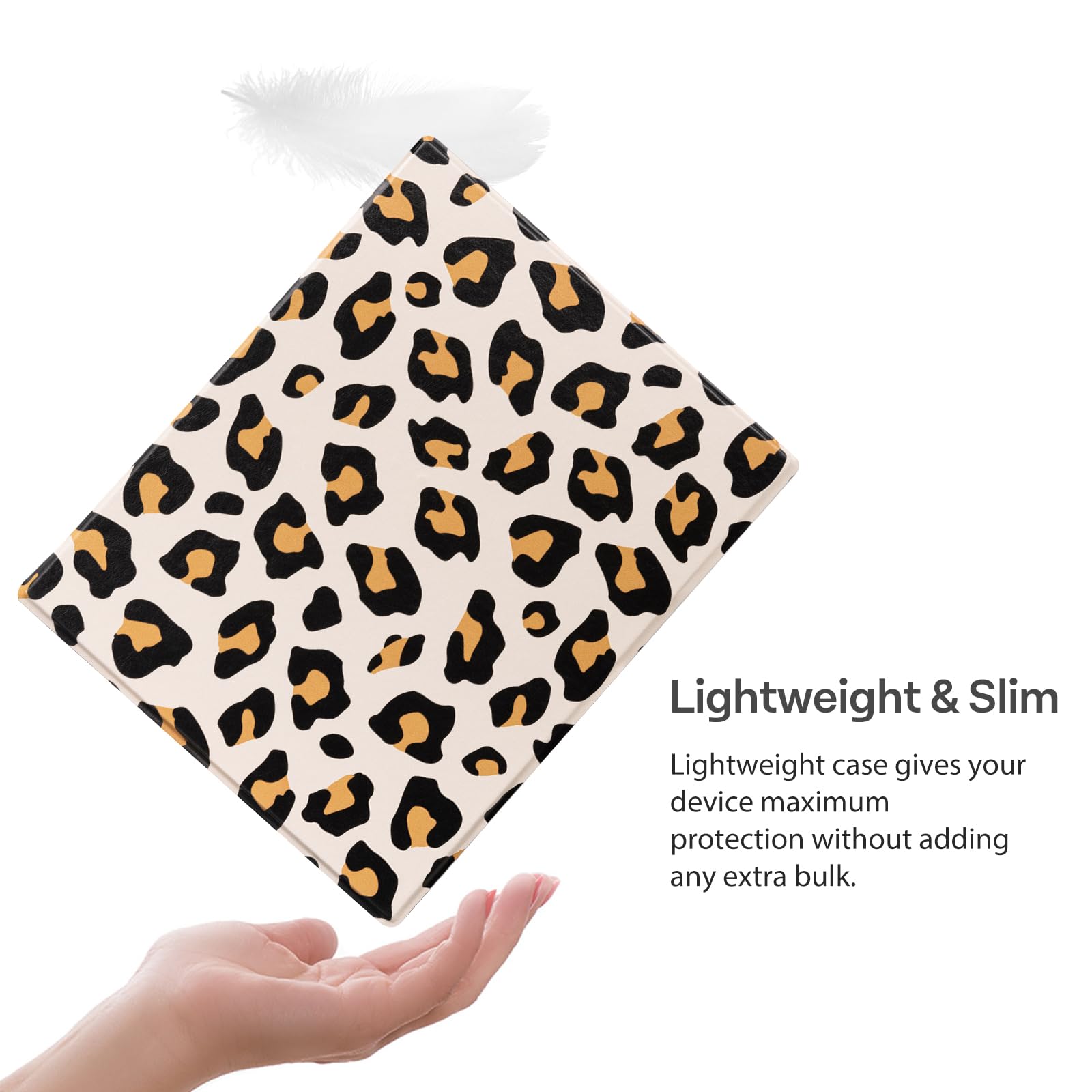 CoBak Case for Remarkable 2 Paper Tablet - Lightweight and Hard Back Shell Protective Book Folio Cover with Built-in Pen Holder - for 10.3" 2020 Released (Leopard)