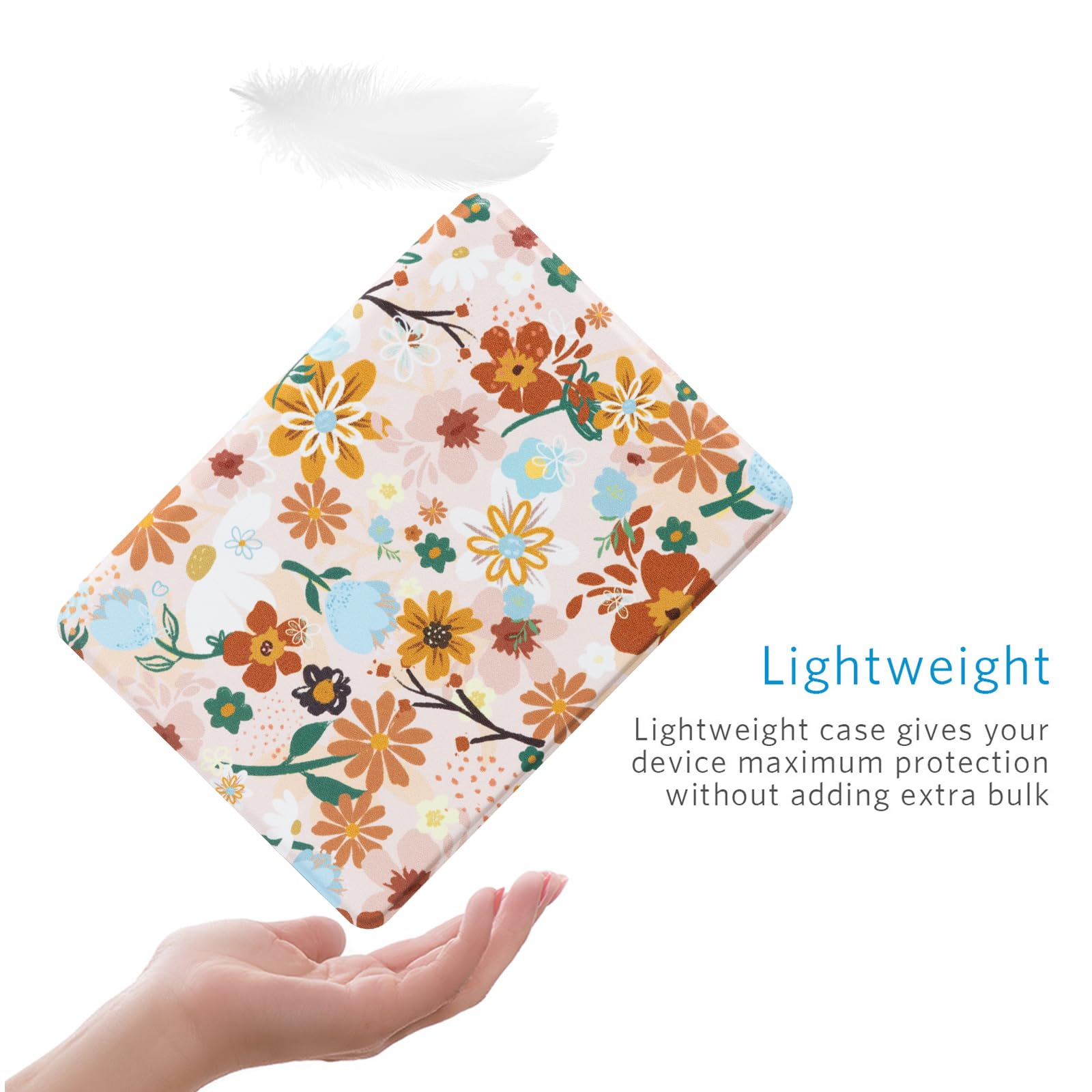 CoBak Magnetic Case for 7" Kindle Paperwhite 12th Gen 2024 and Kindle Colorsoft - Compatible with iPhone MagSafe, for Samsung/Belkin/Anker Wireless Charging Pads, Lightweight, Auto Sleep Wake