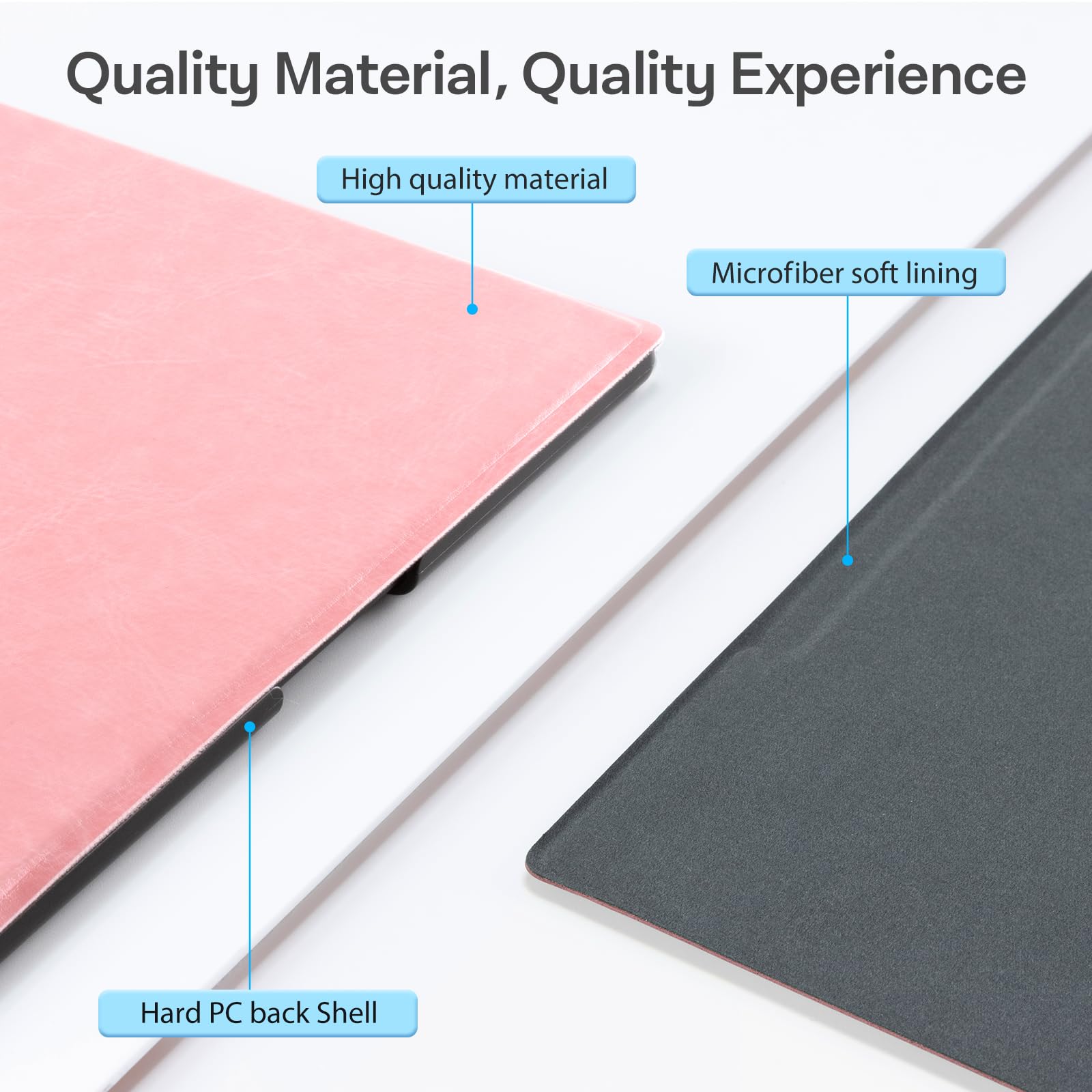CoBak Case for Remarkable 2 Paper Tablet - Lightweight and Hard Back Shell Protective Book Folio Cover with Built-in Pen Holder - for 10.3" 2020 Released (Pink)