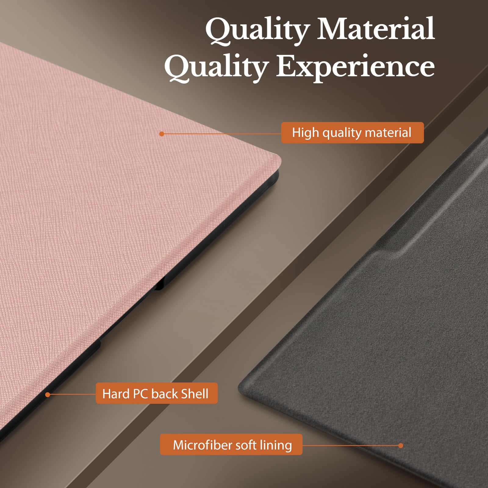 CoBak Case for Remarkable Paper Pro Color Tablet 11.8" 2024 Released- Smart Auto Sleep/Wake Folio Lightweight Protective Cover with Built-in Pen Holder and Nibs Holder (Rosegold)