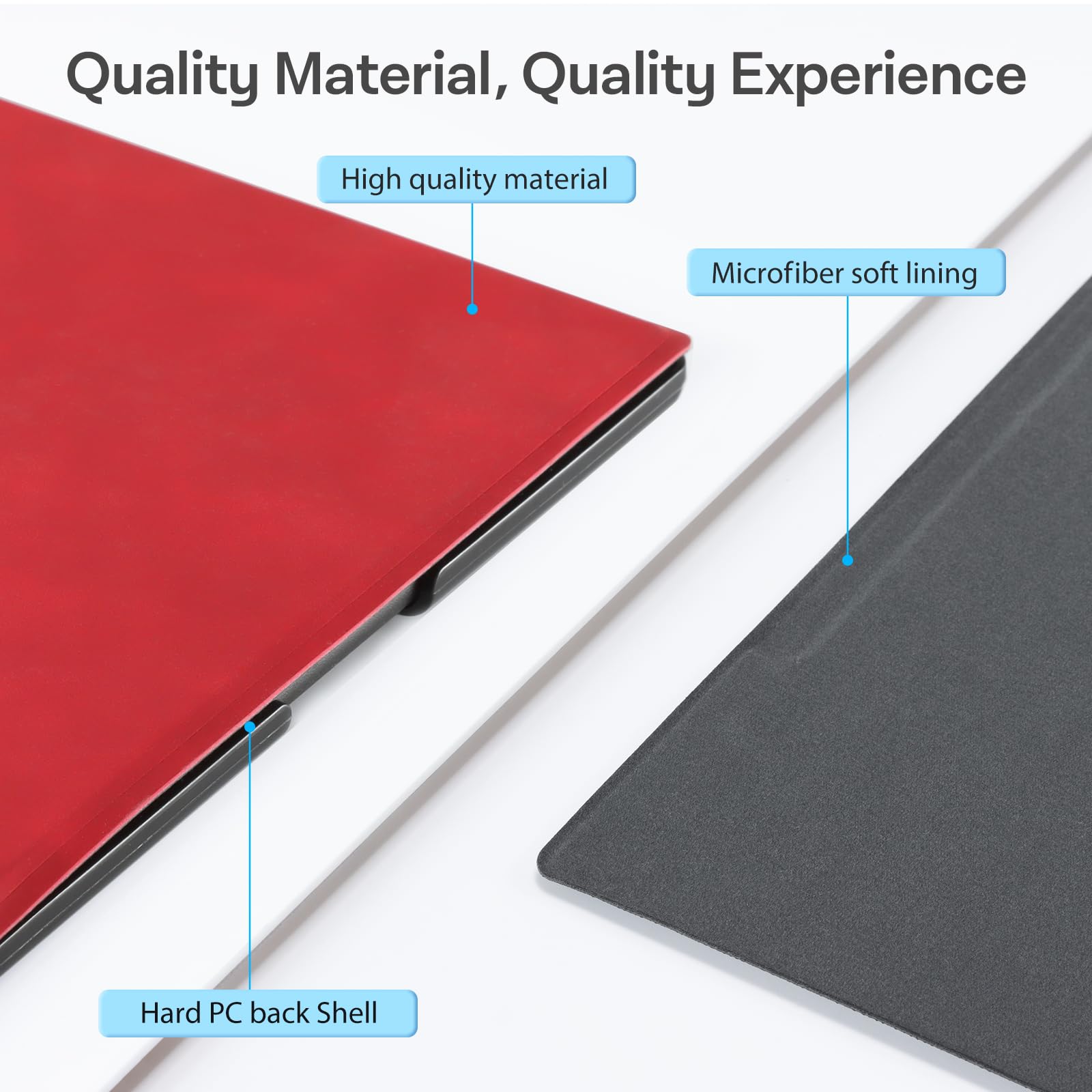 CoBak Case for Remarkable 2 Paper Tablet - Lightweight and Hard Back Shell Protective Book Folio Cover with Built-in Pen Holder - for 10.3" 2020 Released (Fantasy Red)
