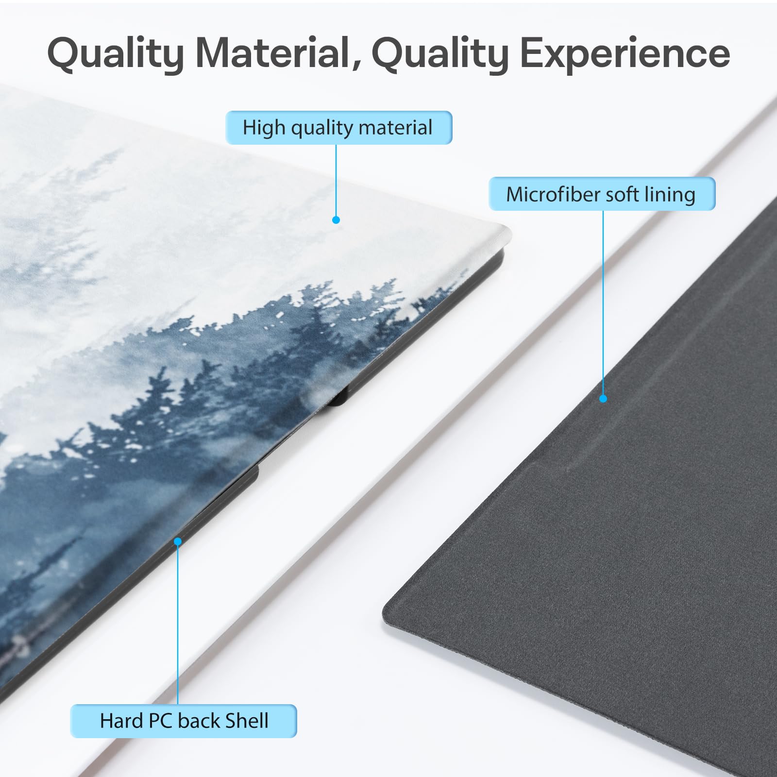 CoBak Case for Remarkable 2 Paper Tablet - Lightweight and Hard Back Shell Protective Book Folio Cover with Built-in Pen Holder - for 10.3" 2020 Released, Forest