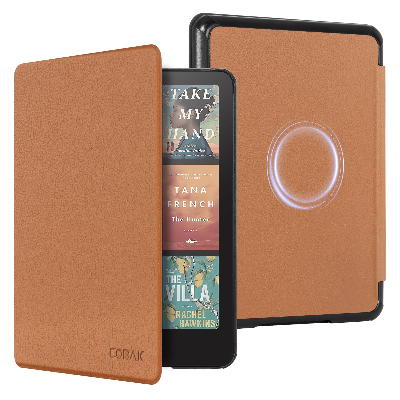 CoBak Magnetic Case for 7" Kindle Paperwhite 12th Gen 2024 and Kindle Colorsoft - Compatible with iPhone MagSafe, for Samsung/Belkin/Anker Wireless Charging Pads, Lightweight, Auto Sleep Wake