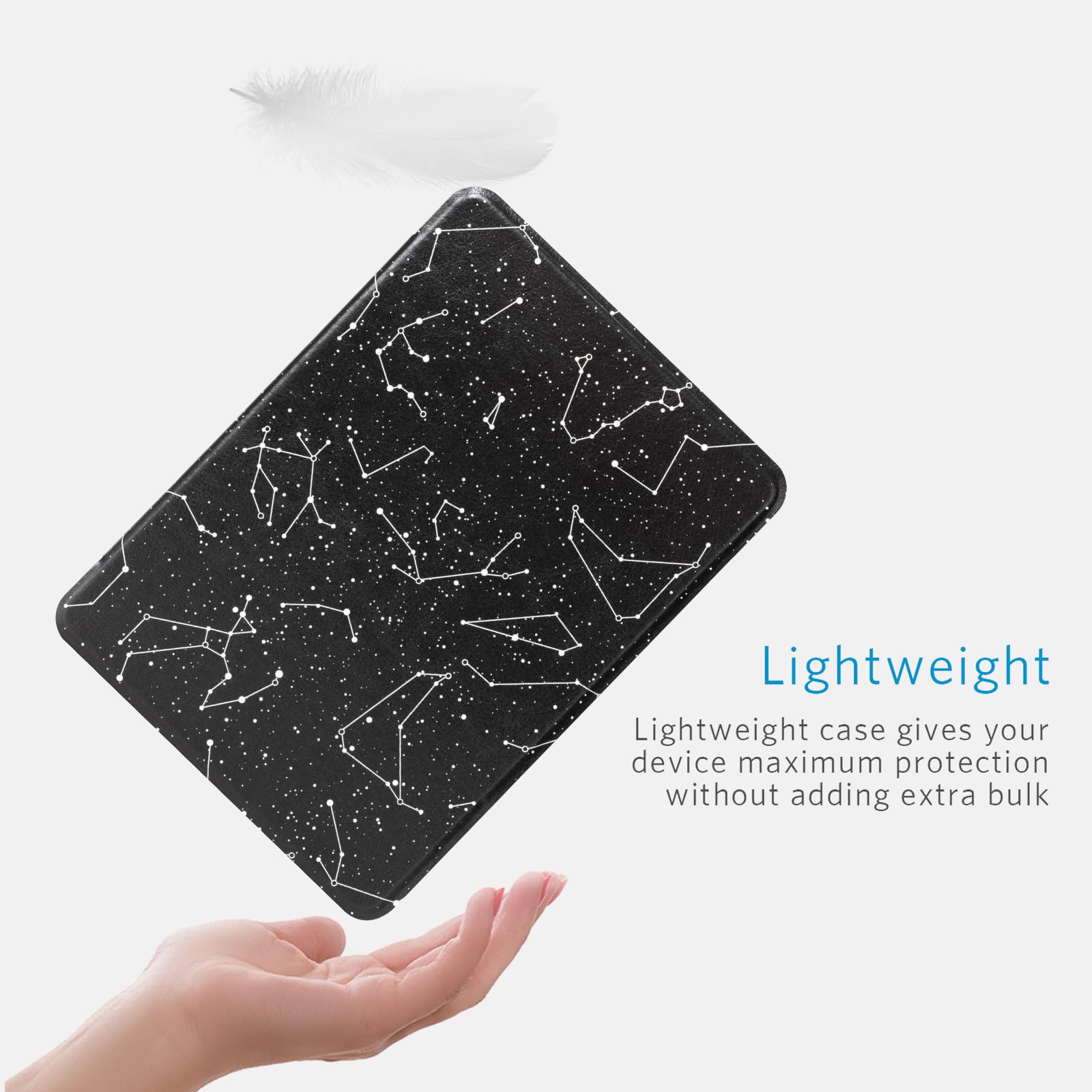 CoBak Magnetic Case for 7" Kindle Paperwhite 12th Gen 2024 and Kindle Colorsoft - Compatible with iPhone MagSafe, for Samsung/Belkin/Anker Wireless Charging Pads, Lightweight, Auto Sleep Wake