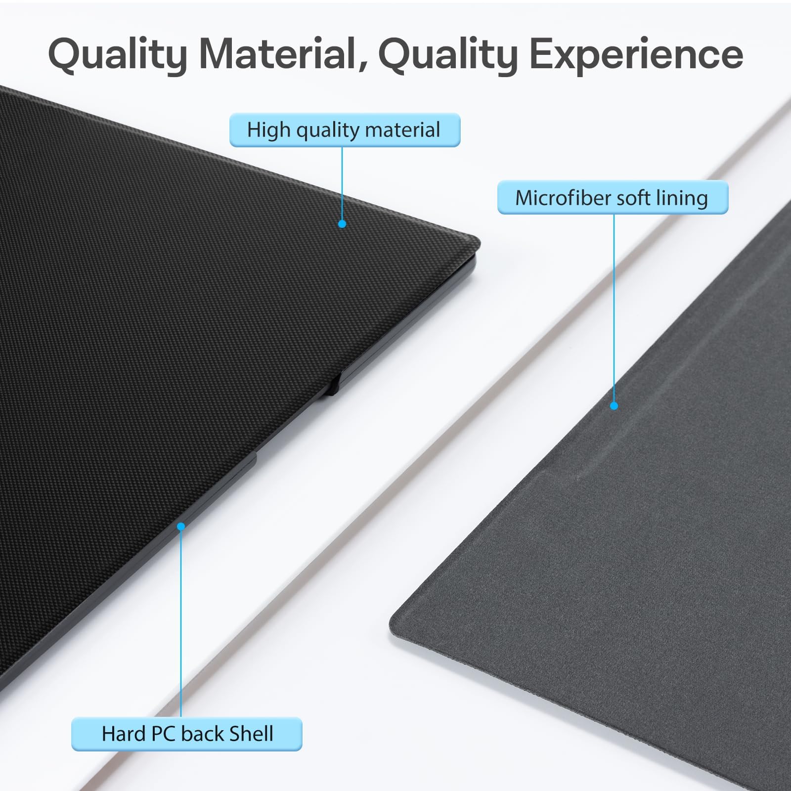 CoBak Case for Remarkable 2 Tablet - Lightweight and Hard Back Shell Protective Book Folio Cover with Built-in Pen Holder - Only for 10.3" 2020 Released (Black Checkered)