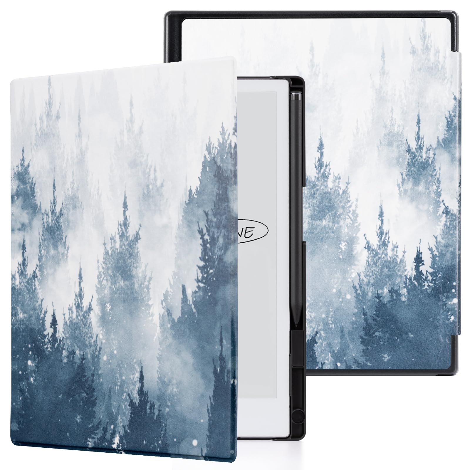 CoBak Case for Remarkable 2 Paper Tablet - Lightweight and Hard Back Shell Protective Book Folio Cover with Built-in Pen Holder - for 10.3" 2020 Released, Forest