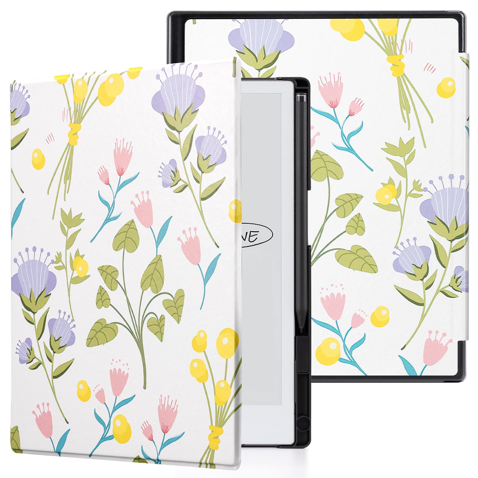 CoBak Case for Remarkable 2 Paper Tablet - Lightweight and Hard Back Shell Protective Book Folio Cover with Built-in Pen Holder - for 10.3" 2020 Released (Lilac)