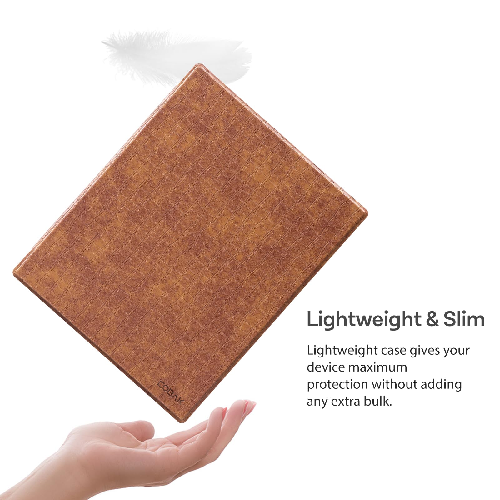 CoBak Case for Remarkable 2 Paper Tablet - Lightweight and Hard Back Shell Protective Book Folio Cover with Built-in Pen Holder - for 10.3" 2020 Released