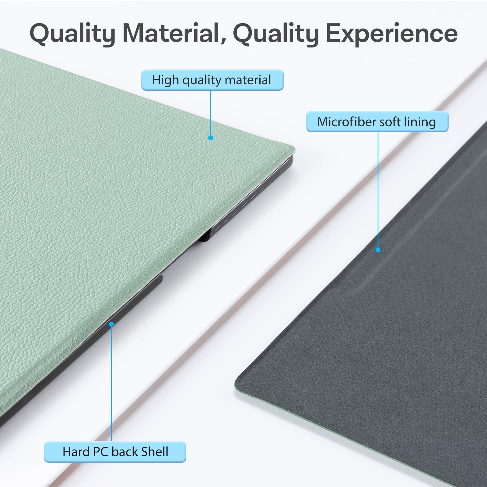 CoBak Case for Remarkable 2 Tablet - Lightweight and Hard Back Shell Protective Book Folio Cover with Built-in Pen Holder - Only for 10.3" 2020 Released (Sage Green)