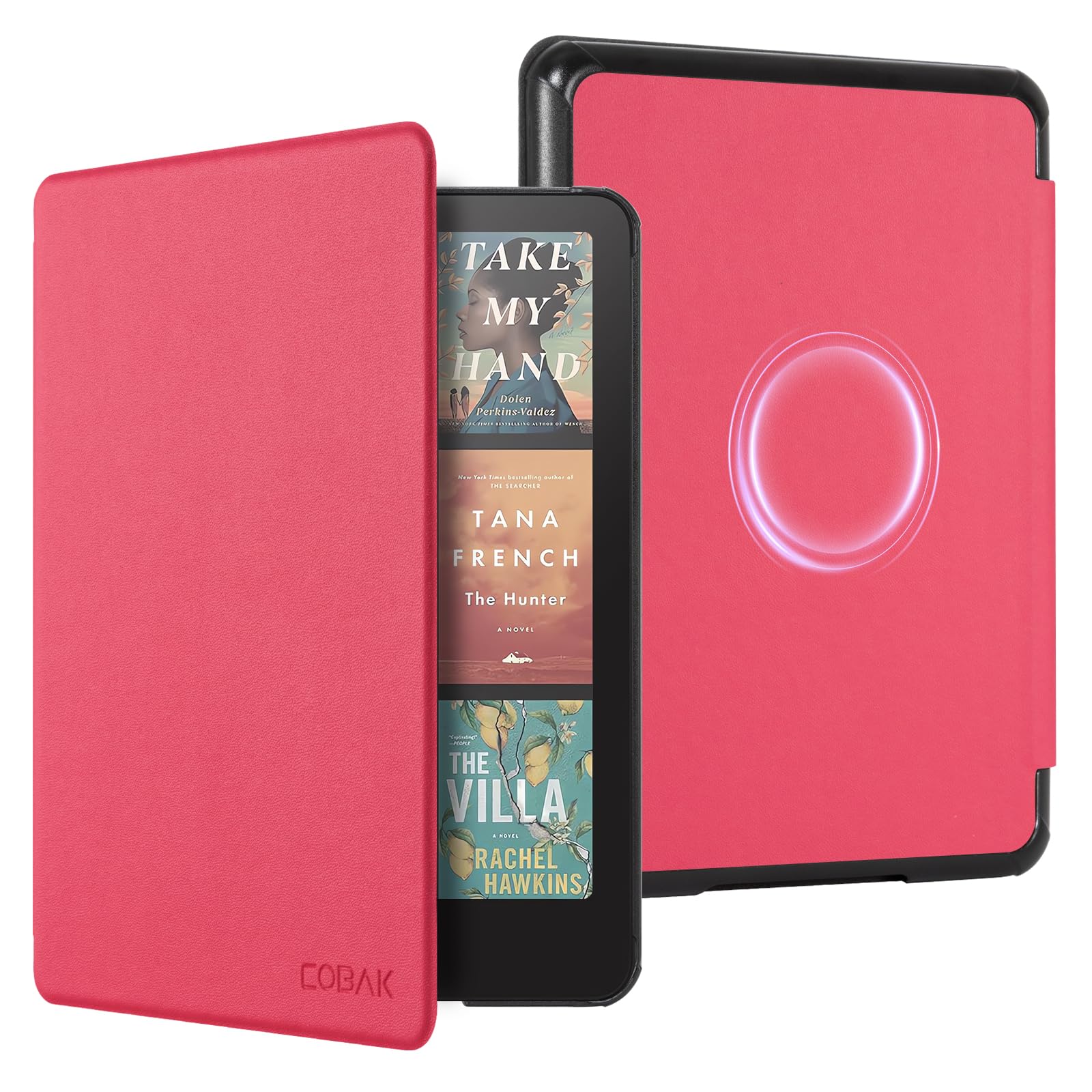 CoBak Magnetic Case for 7" Kindle Paperwhite 12th Gen 2024 and Kindle Colorsoft - Compatible with iPhone MagSafe, for Samsung/Belkin/Anker Wireless Charging Pads, Lightweight, Auto Sleep Wake