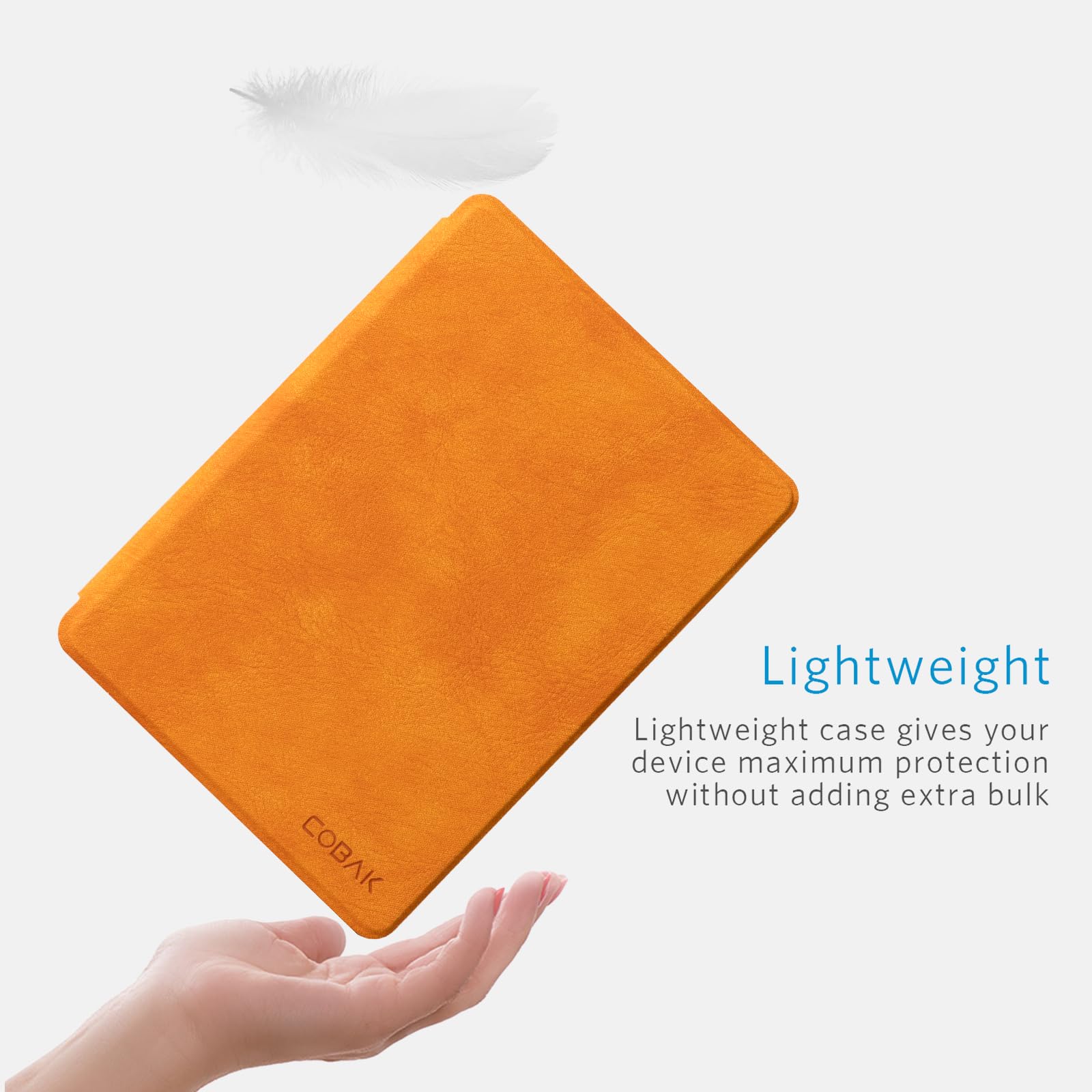 CoBak Magnetic Case for 7" Kindle Paperwhite 12th Gen 2024 and Kindle Colorsoft - Compatible with iPhone MagSafe, for Samsung/Belkin/Anker Wireless Charging Pads, Lightweight, Auto Sleep Wake