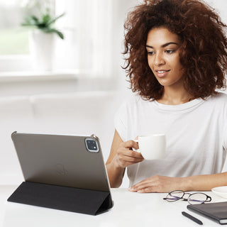 iPad Pro 11 Inch Case (5th Gen, M4, 2024 released)- Trifold Stand, Tranlucent Back