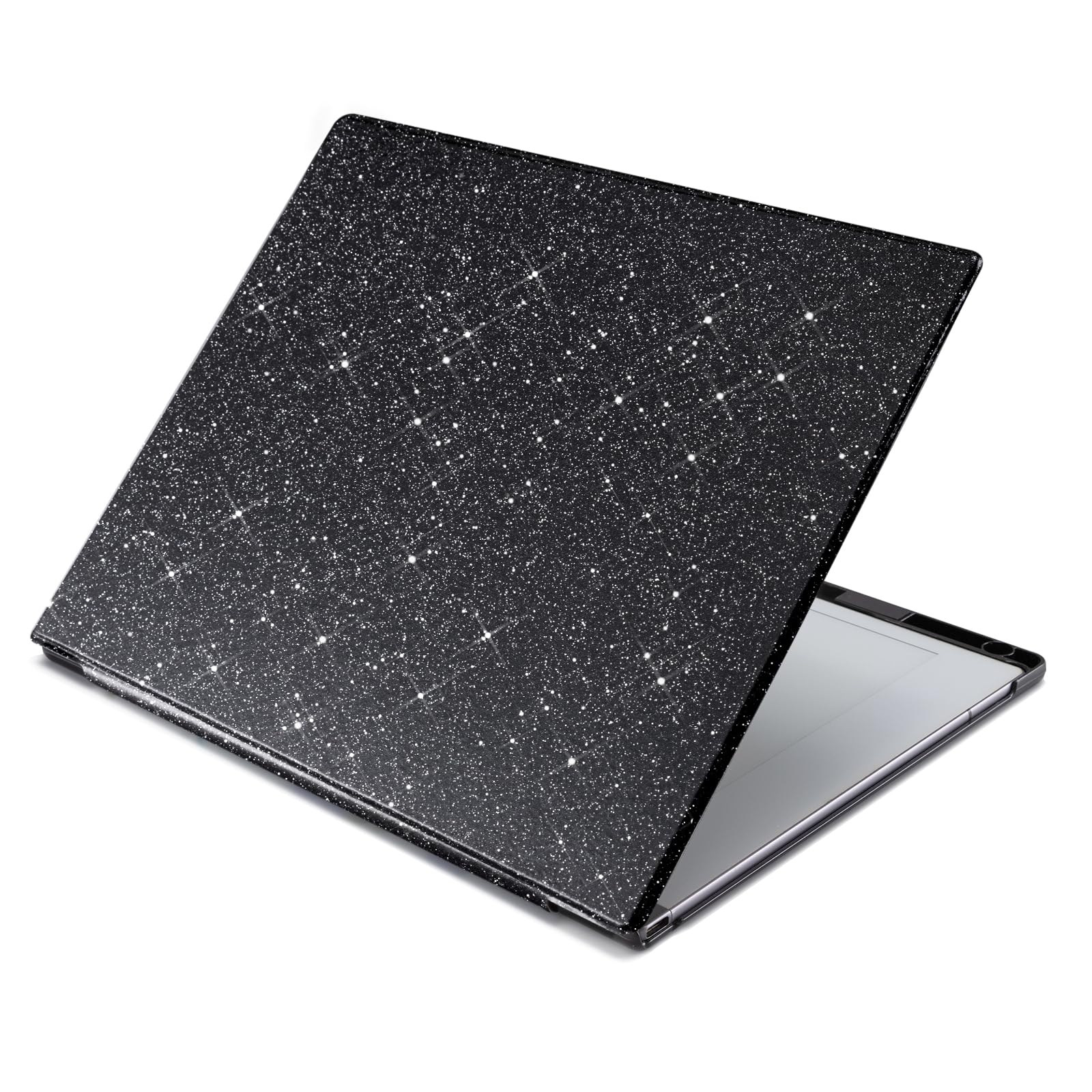 CoBak Case for Remarkable 2 Paper Tablet - Lightweight and Hard Back Shell Protective Book Folio Cover with Built-in Pen Holder - for 10.3" 2020 Released (Black Glitter)