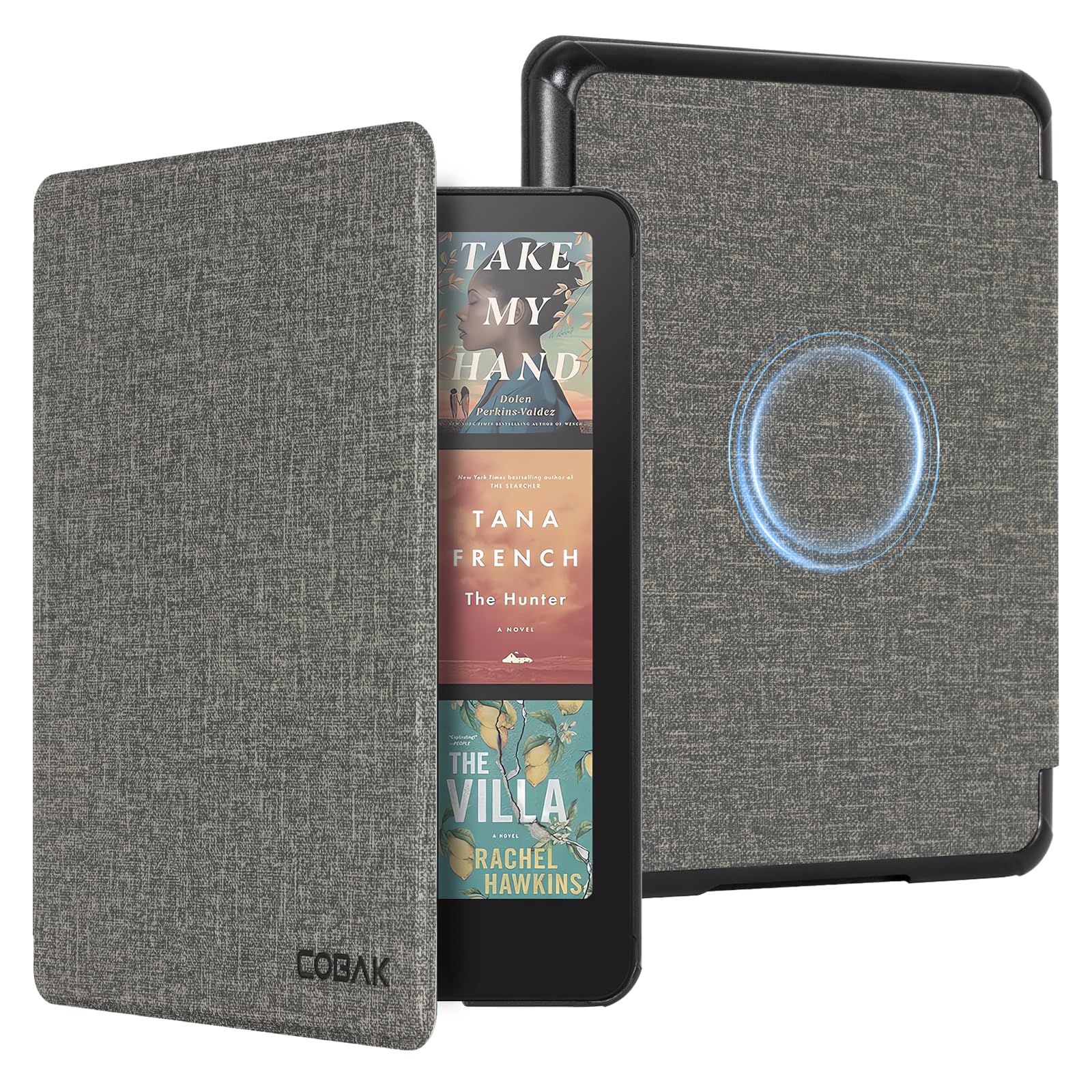 CoBak Magnetic Case for 7" Kindle Paperwhite 12th Gen 2024 and Kindle Colorsoft - Compatible with iPhone MagSafe, for Samsung/Belkin/Anker Wireless Charging Pads, Lightweight, Auto Sleep Wake